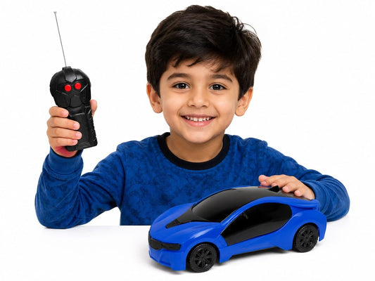 21220 Remote Control Fast Modern Car with 3D Lights | 2-Way RC Toy Car (Forward & Backward) | Stylish Racing Car Toy for Kids Boys & Girls.