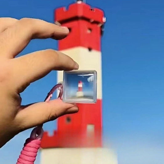 BV-5 Pixel Window Keychain Pixel Mirror for Backpack Car Key Adults Kids {Multicolor}