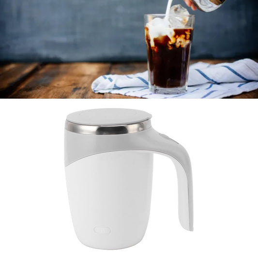 DTM-360 Automatic Magnetic Stirring Coffee Mug – Self Mixing Electric Cup for Coffee, Milk & Cocoa | Battery Operated Rotating Mug for Home, Office & Travel (380 ml)