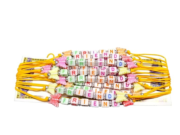 20801 {Pack of 12} Friendship band for best frined | Friend Ship Band for Boys | Friendship band for Girls and Boys
