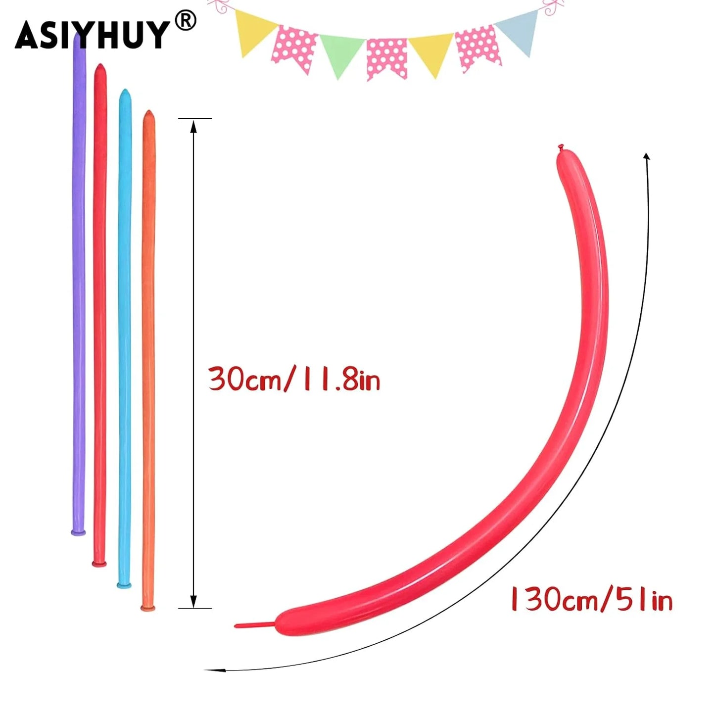 03032 (100pcs) Long Balloons