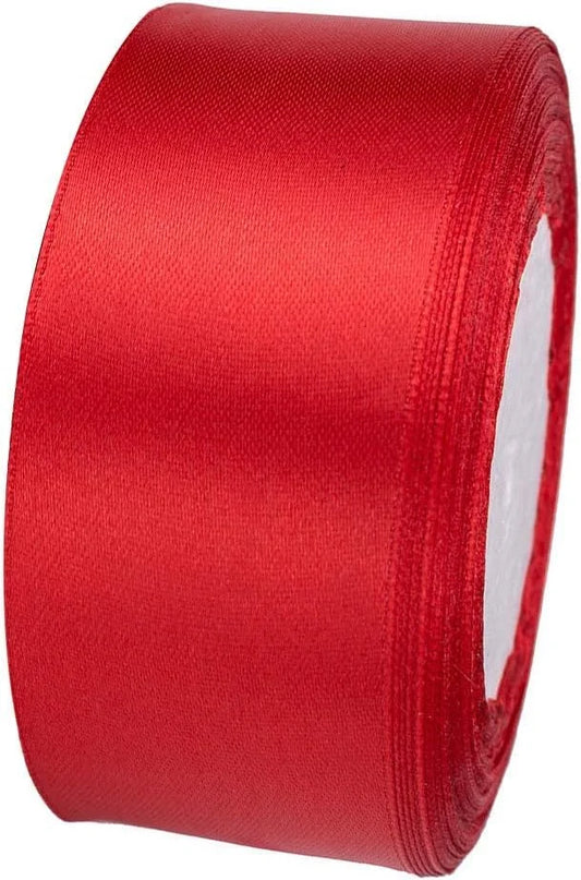 10018 ( 5 pcs ) 1 inch Red Satten Ribbon