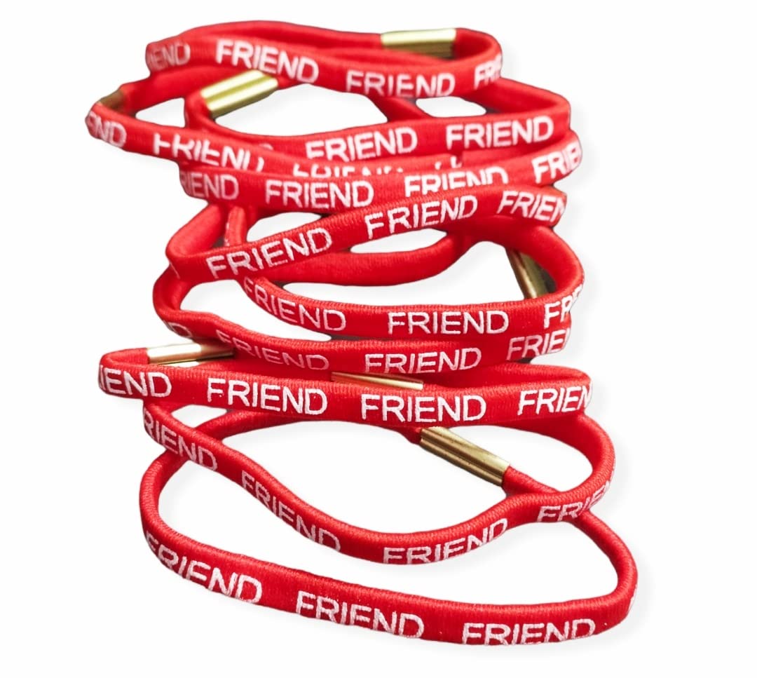 20790 {90 Pcs} Red Friendship Band Set for Boys and Girls