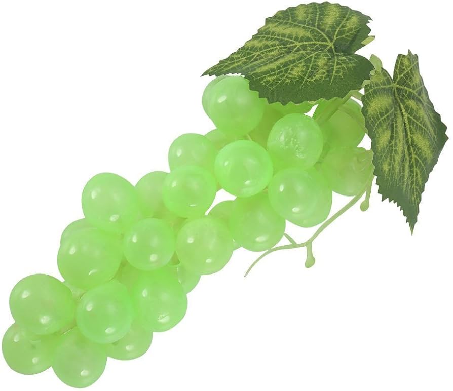 6072 Artificial Grape Fruit Home Kitchen Cabinet Display Green-36 Grapes