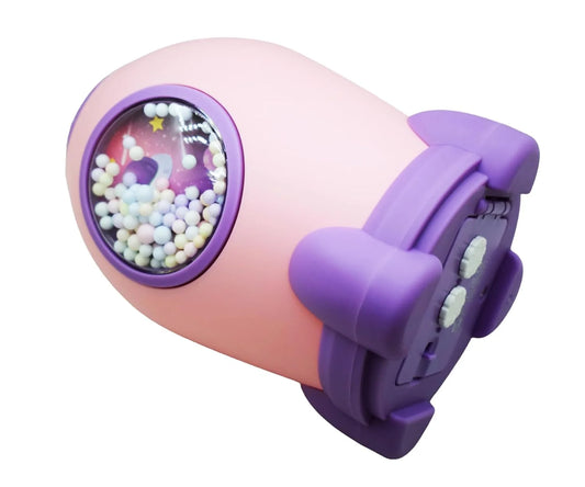 S-271 Space Theme Rocket Shape Gullak Money Bank with Number Code Lock