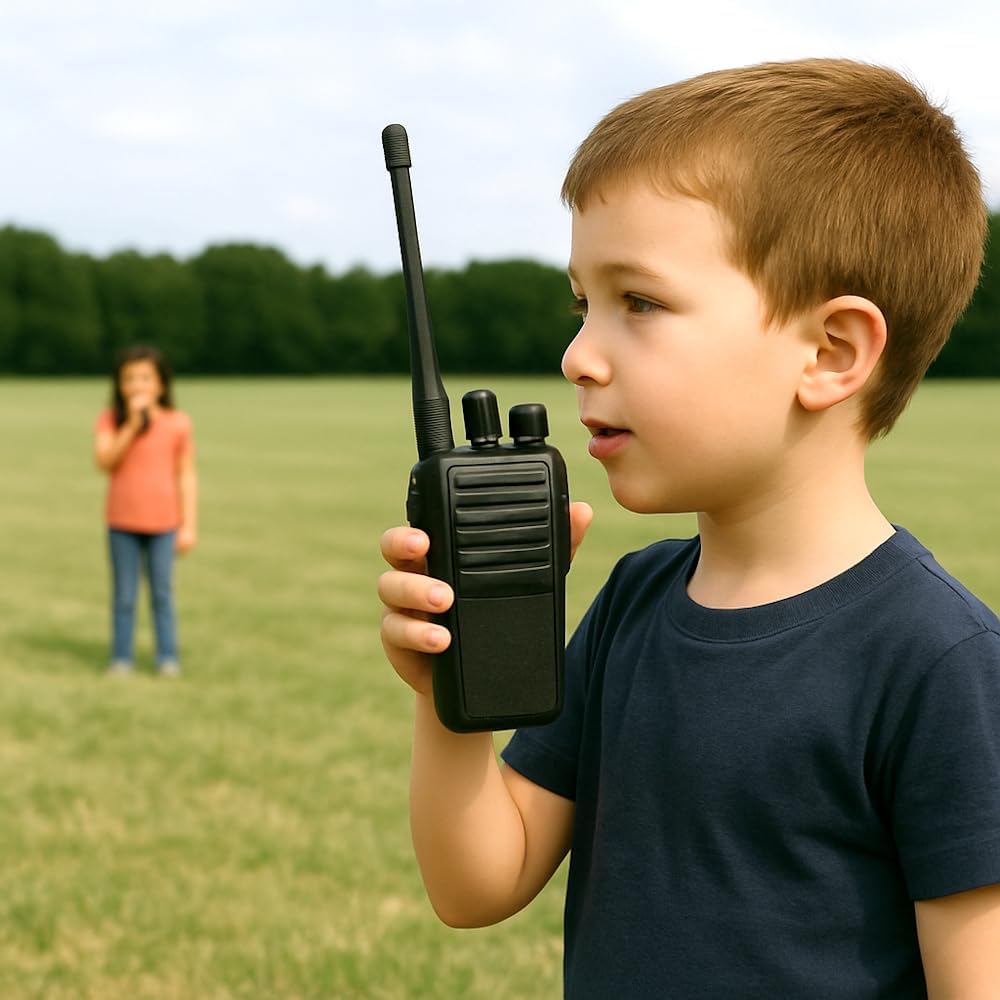 JL111-18 Kit Radio Comunicador Walkie Talkie, Brinquedo Infantil para Aventura e Diversao, Brincadeiras ao Ar Livre, Presente Criativo e Divertido para Criancas