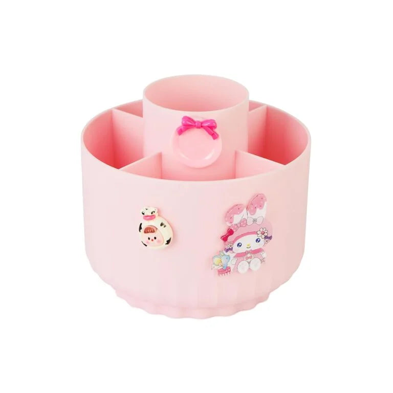 MM-8807 Pencil Holders 5 Compartment 360° Rotating Pencil and Makeup Brush Holder {Multicolor}