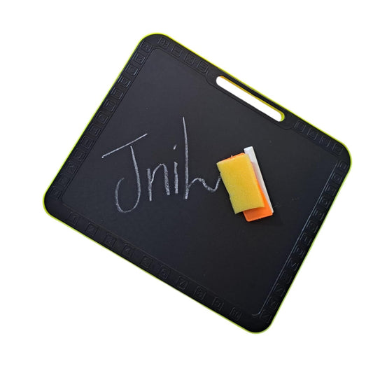 21351 NiL Game Phactory 2-in-1 Educational Slate for Kids | Double Sided Writing Board with Duster | Fun Learning, Counting & Scribbling, Count & Learn with Fun for Kids Toy