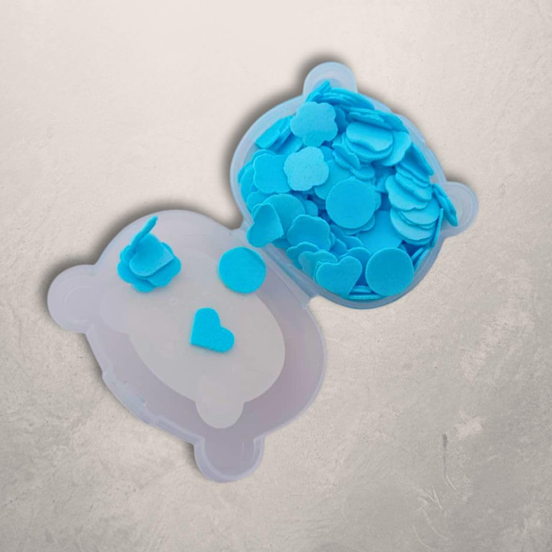 0504 Teddy Bear Paper Soap Portable Hand Wash Soap - Travel Friendly Hygiene Accessory for Kids