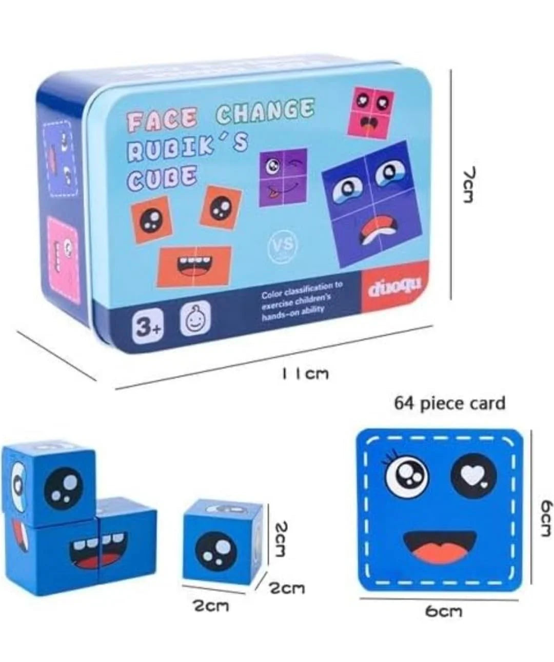 6083 wooden Face Puzzle