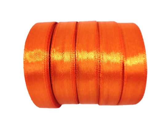 438 ( 10 pcs ) 1/2 Inch. Orange Satten Ribbon