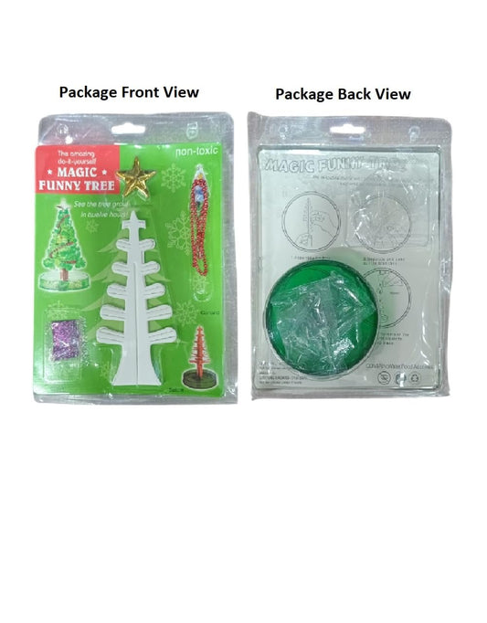 20531 Magic Growing Crystal Christmas Tree DIY Kit | Christmas Celebration for Kids | Fun Party Toys