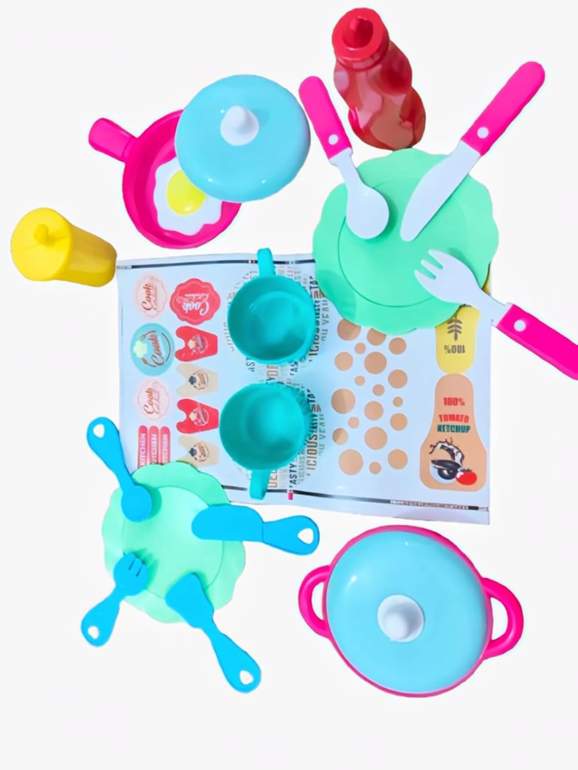 20357 Kids Kitchen Set Trolley Suitcase   with Storage Case | Role Play Toy