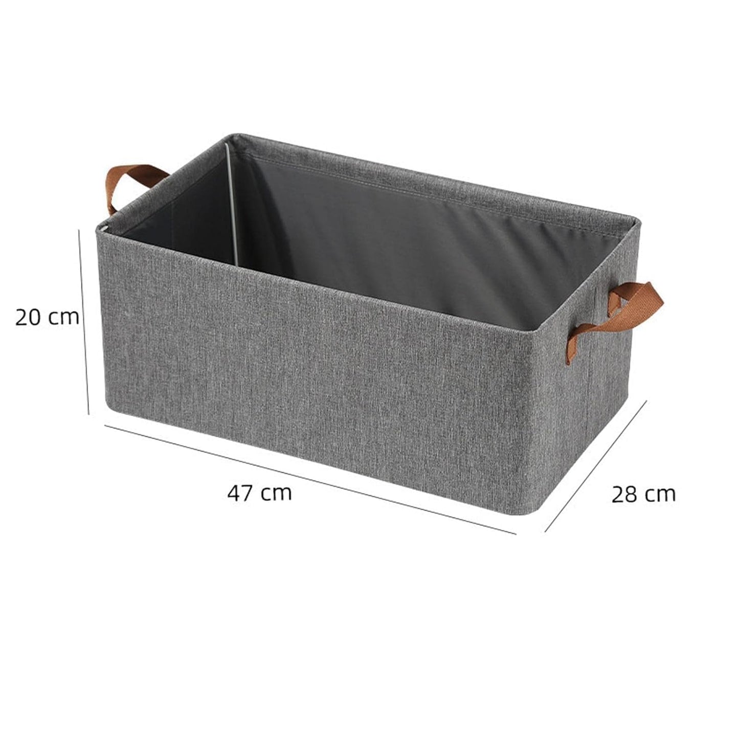2356 Foldable Cloth Basket for Storage 26 liter