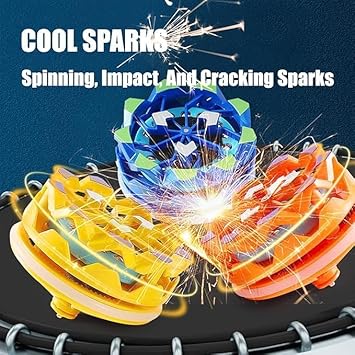 20326 Fingertip Gyro, Handheld Gyroscope Collision Light up Spinning Top Toy Spinning Gyroscope Battle Decompression Toy
