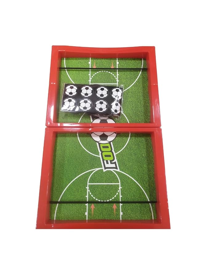 21050 Fast String Puck Football Game, Tabletop 2 Player Interactive Game for Kids and Adults, Hand-Eye Coordination and Brain Development