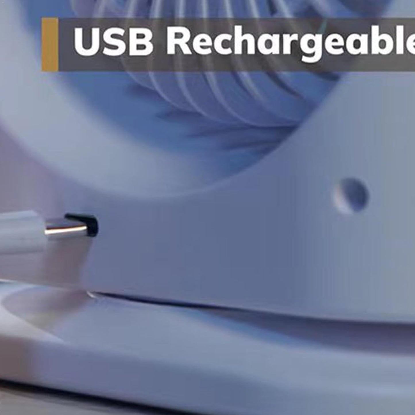 FH-666-2 in 1 Double Ended Spray Mist Fan, 4000mAh USB Rechargeable Rotatable Air Cooler with Water Tank