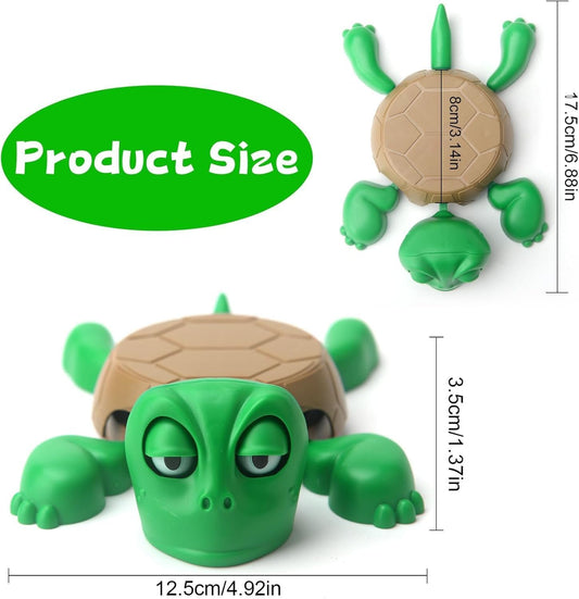 7818 Turtle Cup Holder,Turtle Coaster with Funny Expression, Cup Holder with Liftable Limbs & Expressive Face for Turtles,Tortoise Lover Gag Gifts Home Decor   (Green)