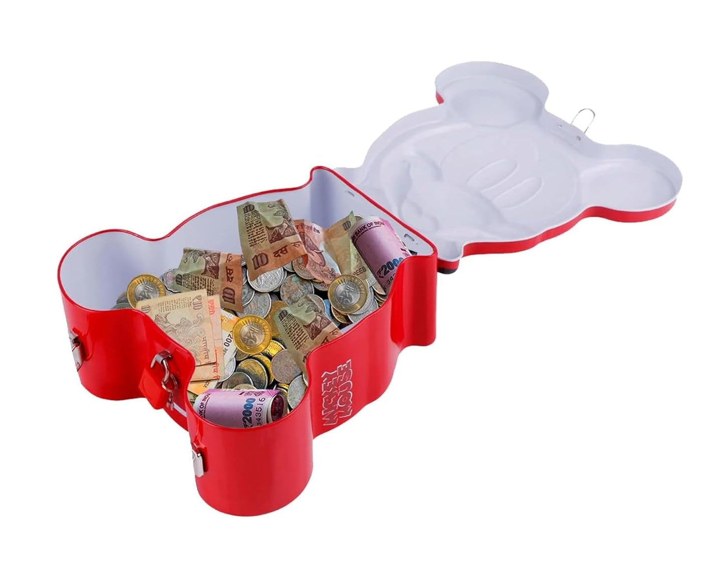 1210 Mini Metal Coin Bank/Piggy Bank with Lock & Key for Kids | Birthday, Educational Learning, Return Gift