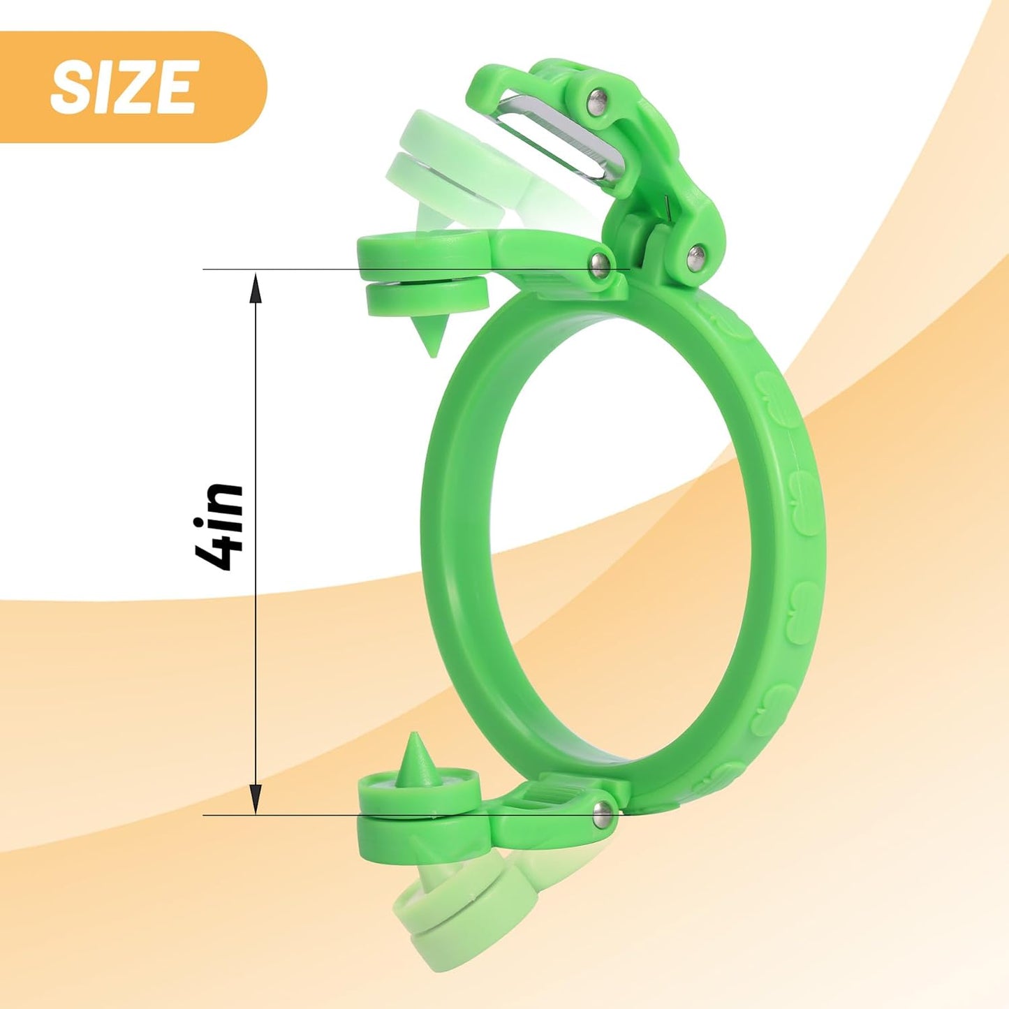 20528 Handheld Apple Peeler for Apple Pear Manual Rotating Apple Pear Peeler Zester Kitchen Gadget Apple Peeling Hand Rotation Fruit Spiralizer Peeler Machine Gift Ideas