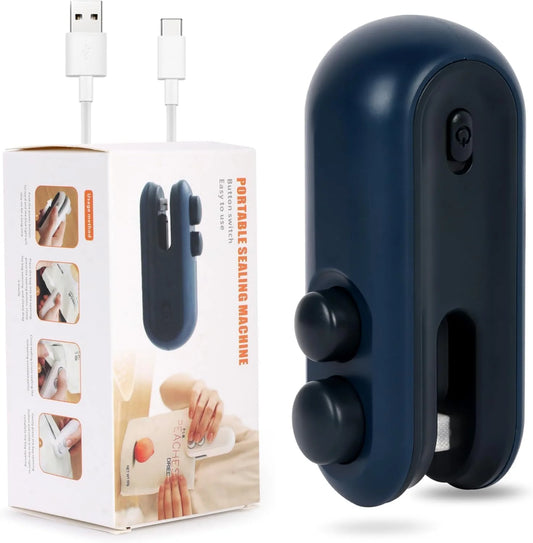 JX-105 Portable Mini Sealing Machine 2 in 1 USB Rechargeable Magnetic