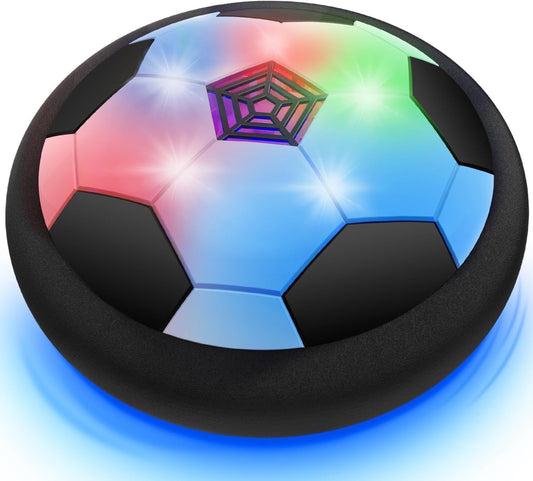 B04 Football with Powerful LED Light and Foam Bumpers for Indoor Games