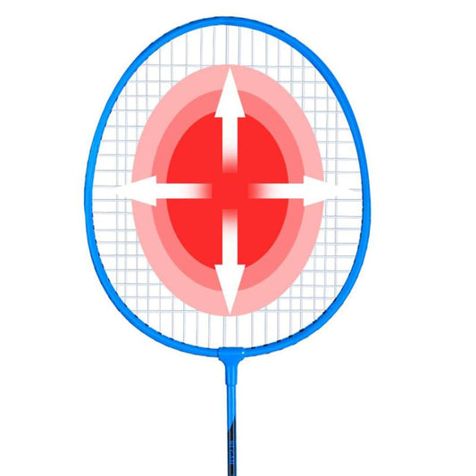 20697  2Pcs Badminton Rackets Set Badminton Shuttlecock for Games Beginners Outdoor Blue Sporting Goods| Tennis & Racquet Sports