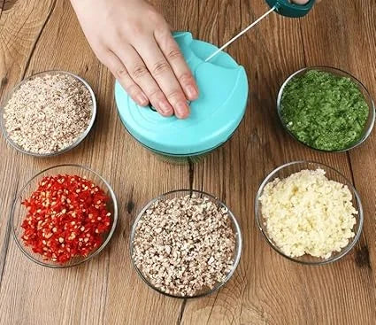 11303 Chopper Manual Portable Hand Blender Processor (1000 ML) Random Colour
