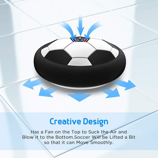 B04 Football with Powerful LED Light and Foam Bumpers for Indoor Games