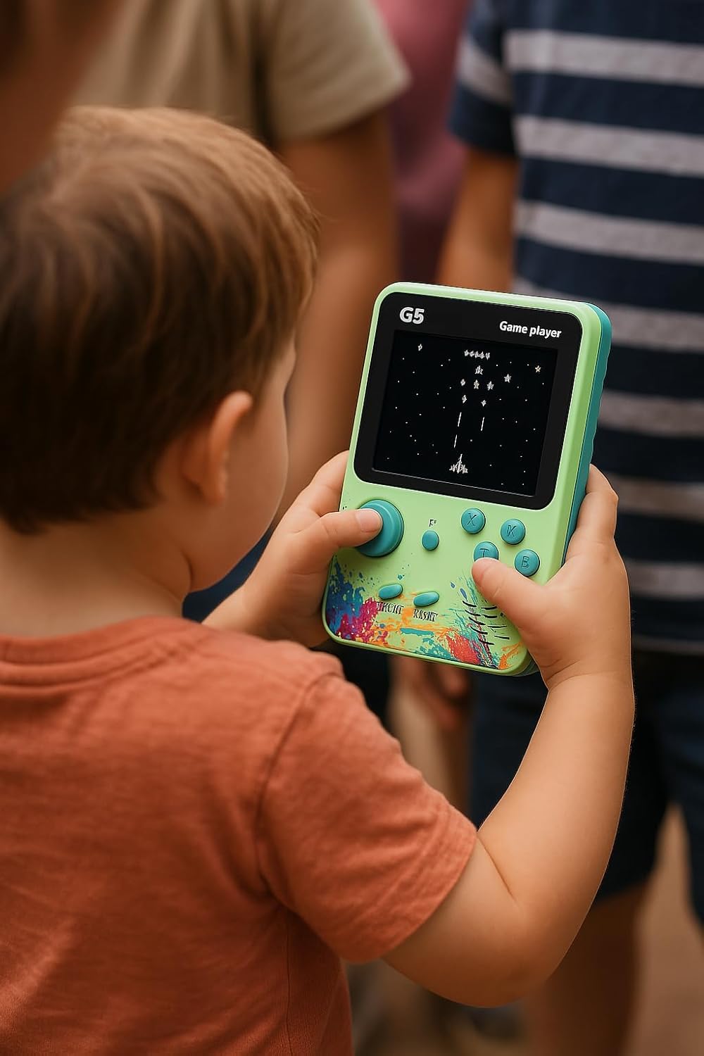 G5 500 in 1 Retro Video Game Box, Best Gift for Kids, 500 Games Like Contra, Tank, Bomber Man, Etc.