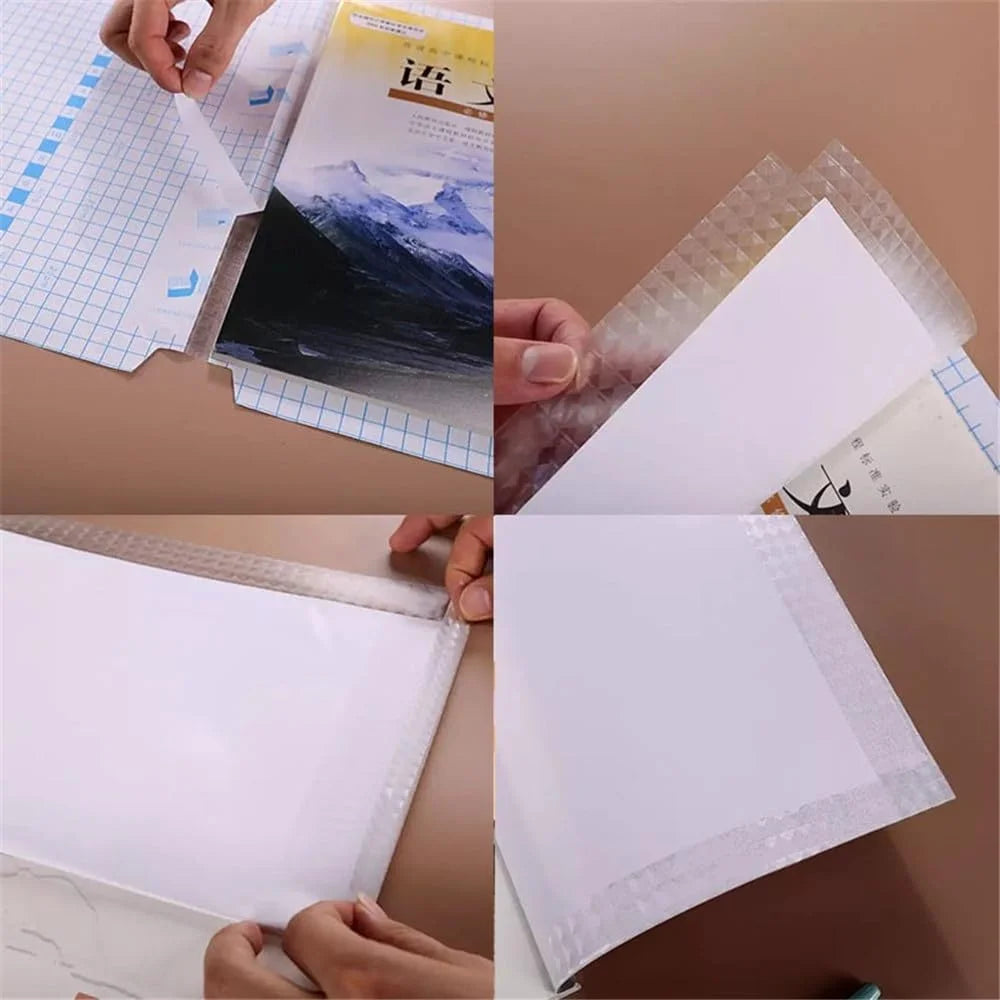 10353 A4 Transparent (47 x 37cm) Book Covers, Reusable Book Covers Waterproof (10 pcs)