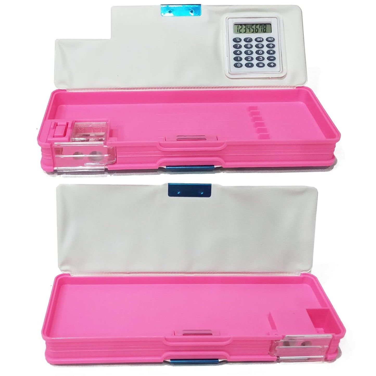 20431 Magnetic Pencil Box with Calculator & Dual Sharpener for Girls {Random Design}