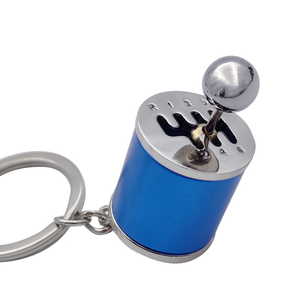 21191 Osilly Gearbox Keychain, Six Speed Manual Transmission Stick Shift Keyring, Auto Part Creative Fidget Toy