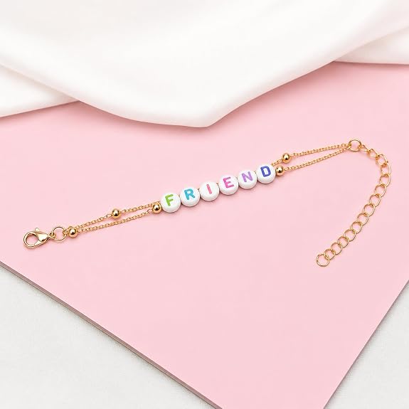 20852 Friendship Bracelets for Kids, Boys & Girls | Adjustable Matte Friendship Band | Unisex Bracelet for School, Return Gifts