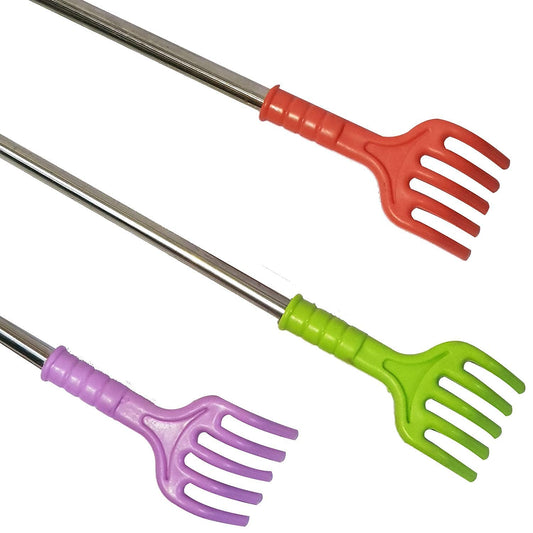 20716 tching Hand Stick Khujli Stick Back Itching Stick Long Khujali Back Scratcher Manual Massager Men, Women and Kids {Random Color}