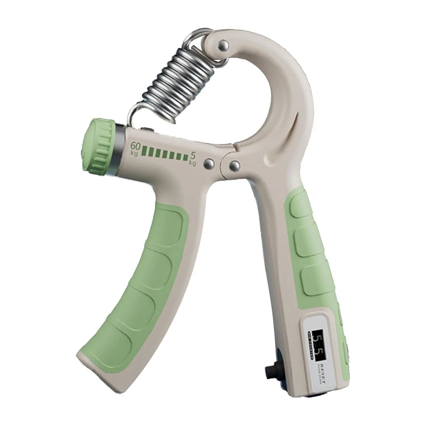 10090 Hand Grip Strengthener with Counter 5-60kg Adjustable Resistance Fitn Hand Exerciser for Muscle Building Wrist Training