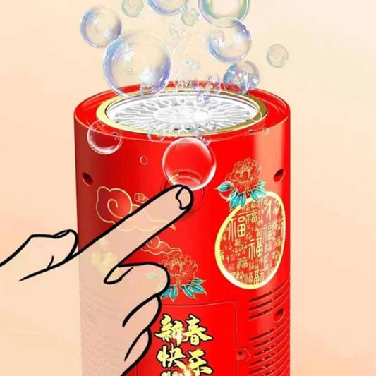10034 Party Bubble Machine,Portable Bubble Machine Electric Bubble Maker Toy with Light & Music