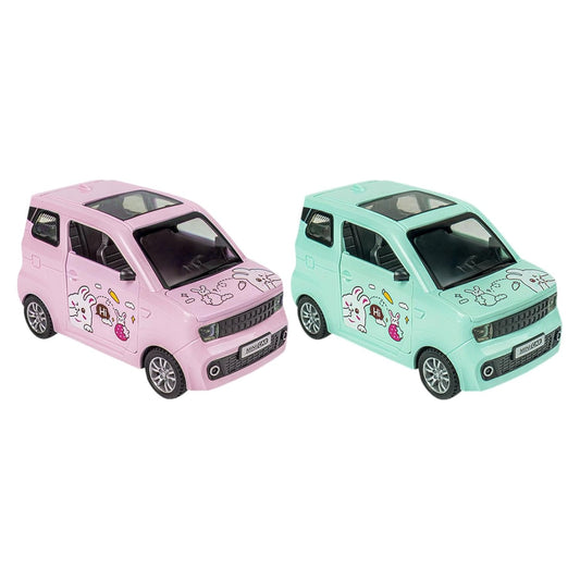 399-960 Plastic Pull Back Car For Kids, 12 Piece, Multicolour