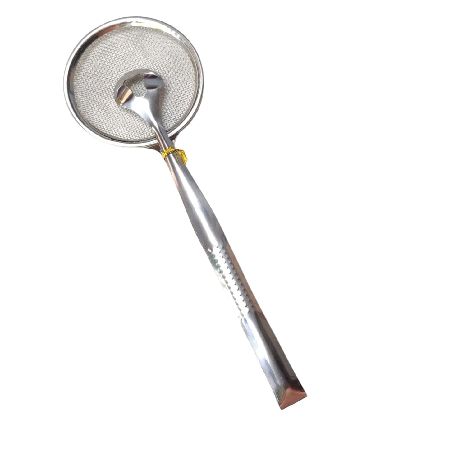 20605 Stainless Steel | Multi-Functional | 2 in 1 Fry Tong | Oil Filter Chimta | Rasgulla Server | Oil Strainer Spoon