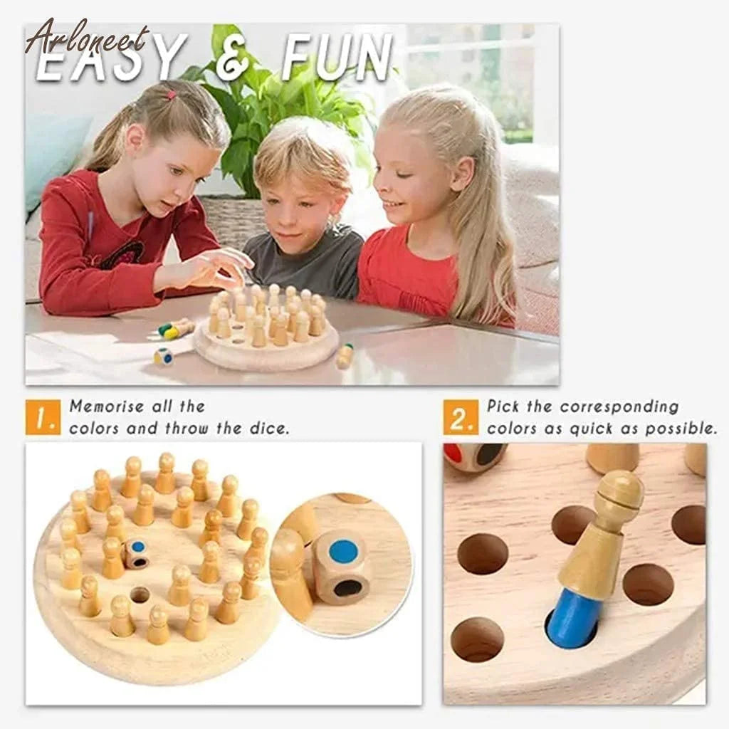 5143 Chess Memory Wooden mmm-813 chess