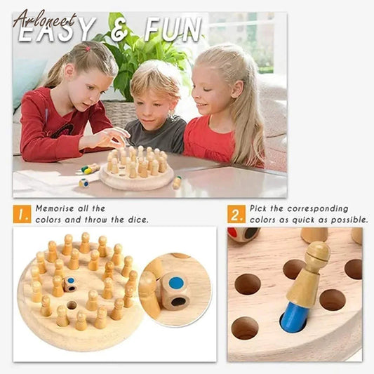 5143 Chess Memory Wooden mmm-813 chess