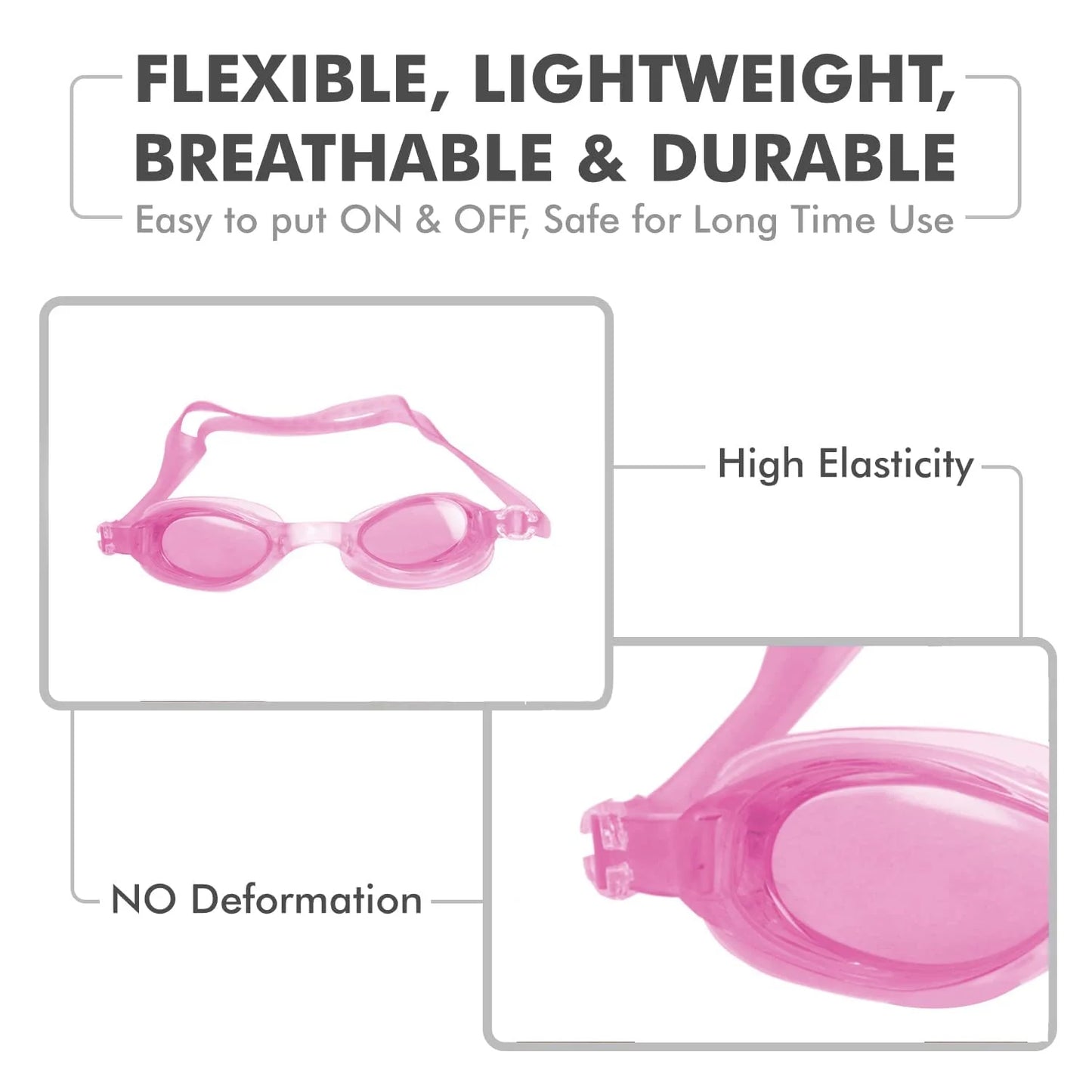 10301 Swim Goggles Men, Swimming Goggles for Women Kids