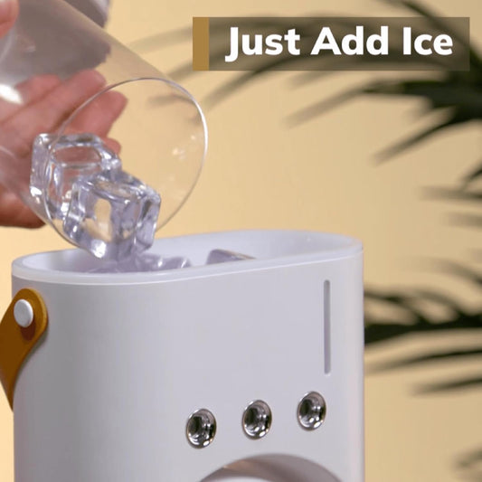 FH-666-2 in 1 Double Ended Spray Mist Fan, 4000mAh USB Rechargeable Rotatable Air Cooler with Water Tank