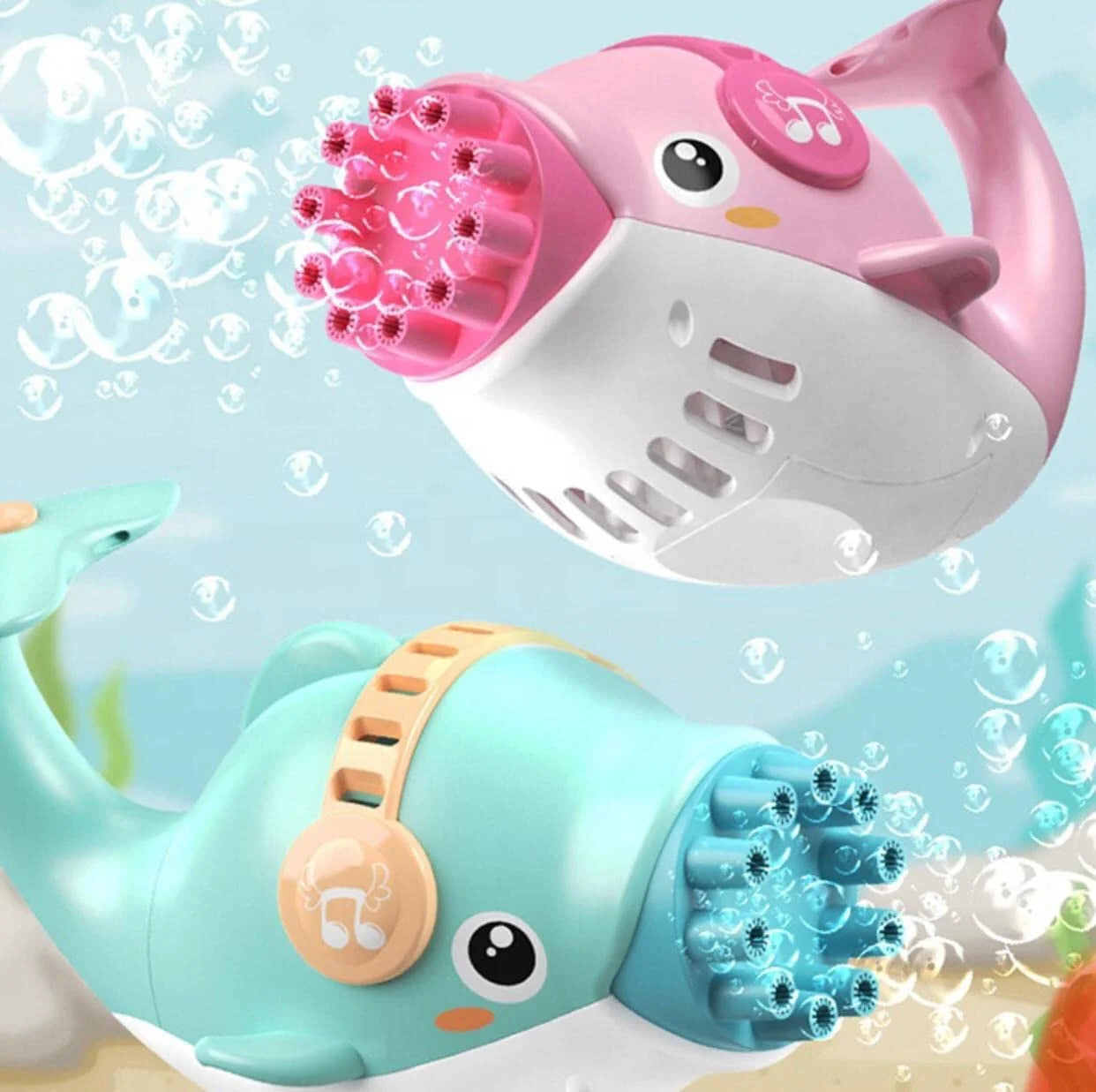 4044 Dolphin Gatling Bubble Gun 10 Holes