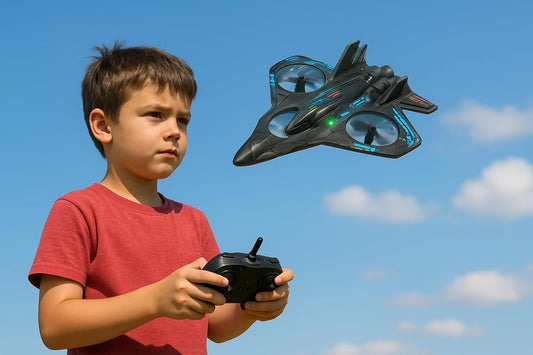 X34 Fighter Plane | 2.4 GHZ Remote Controlled | LED Lights, 360 FLIP