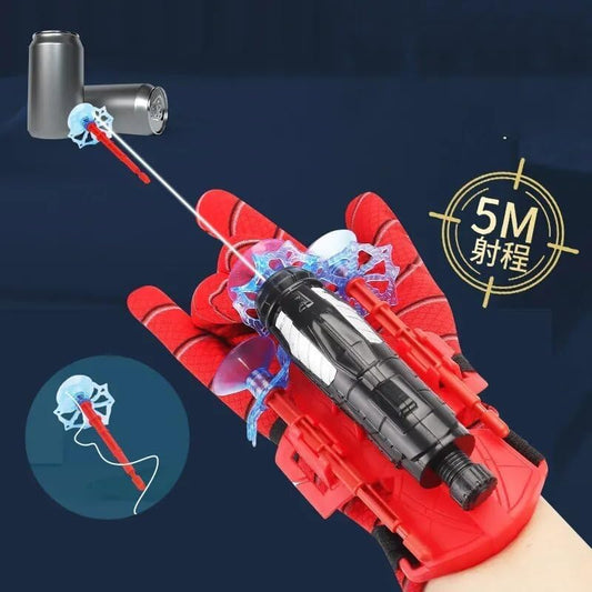 20332 Spider Web Shooters Toy for Kids, Spiderman Hand Gloves Hero Launcher Wrist Toy Set,Cosplay Launcher Bracers Accessories