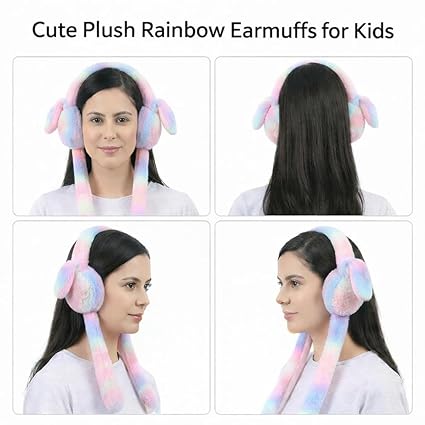 20043 Winter earmuffs for Kids, Ear Muffs for Winter | Moving ear Bunny Earmuffs for Girls, Boys, Women, Chu chu sounds