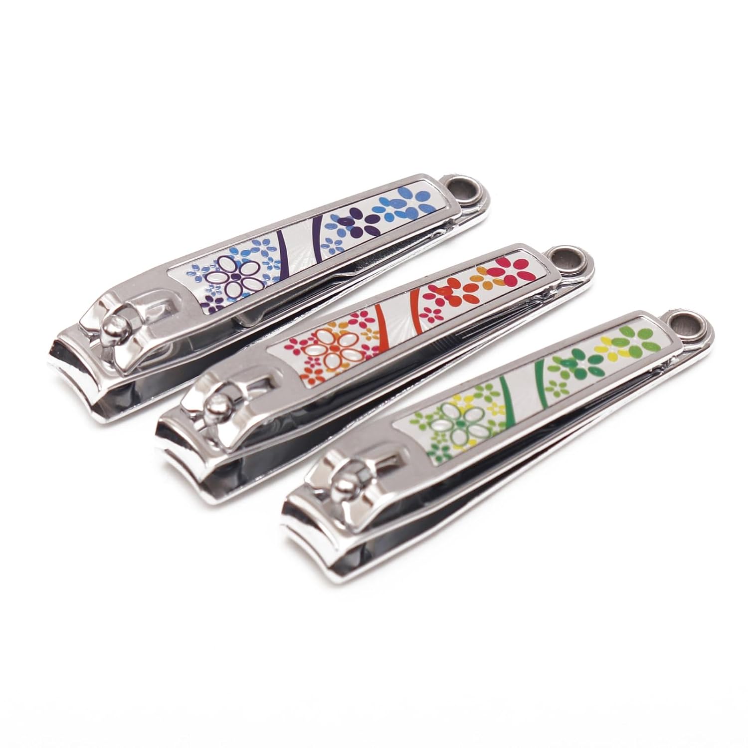 0817 ( 12 pcs ) Printed Multicolor Nail cutter