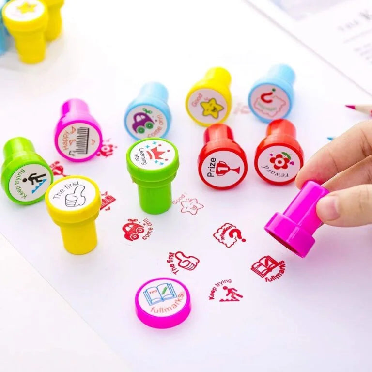 6004 Coloring & 10 pcs Stamping Set
