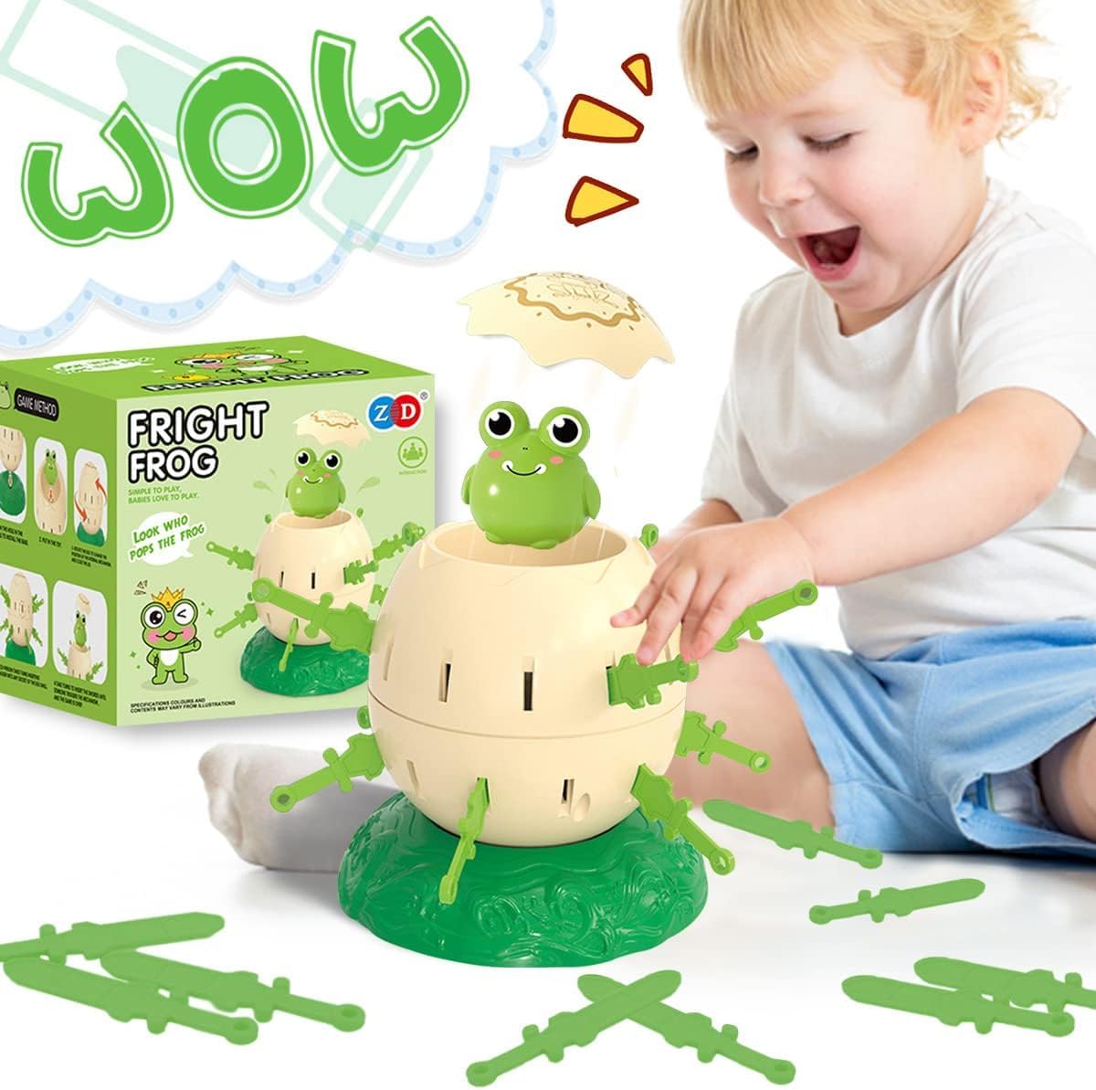 211780 Nalacal Miniature Pop Up Game For Kids, Family Board Fun Dino Preschool Playtime Popup Interactive Party Activity Competition Toddlers -Verytiny&Mini Size